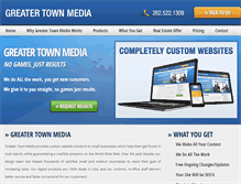 Tablet Screenshot of greatertownmedia.com